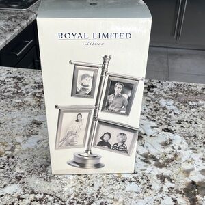 The Royal Limited Silver Frame Brand New - Pewter Collage Photo Tree 8 photos